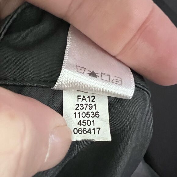 Lucy Gray Collared Short Sleeve Utility Button Down Cinched Waist Dress Large - Picture 8 of 10